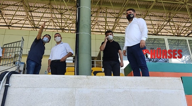 Yücel'e 'stadyum' teşekkürü