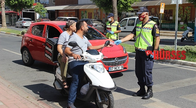 Alanya'da kurallara uymayan sürücülere ceza yağdı
