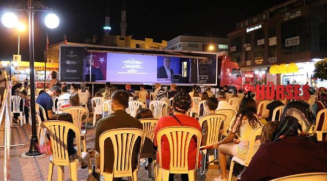 Altın Portakal Sinema Tırı Gazipaşa ve Elmalı'da