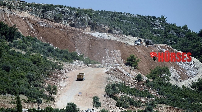 Antalya bulvarı manzaralı yola seyir terası