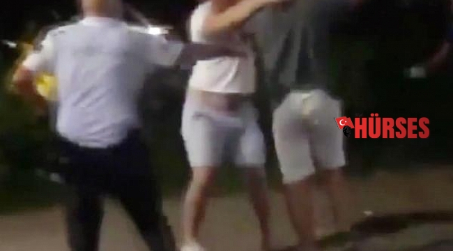 Arkadaşlarına otomobil çarptı, onlar kavgaya devam etti