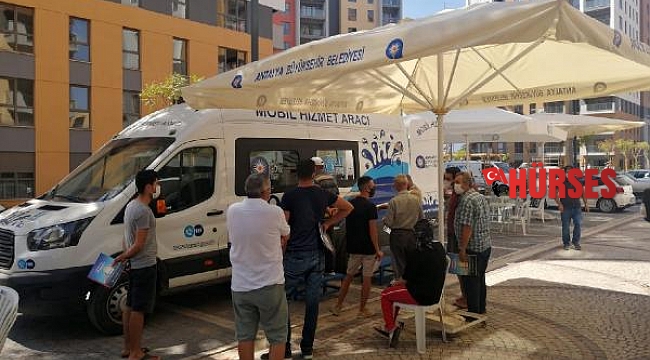 ASAT mobil hizmet aracı Kepez Santral'de