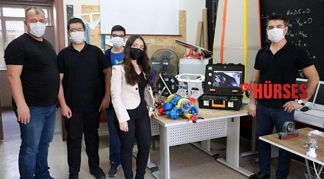 BİLSEM öğrencileri su altı arama robotu geliştirdi