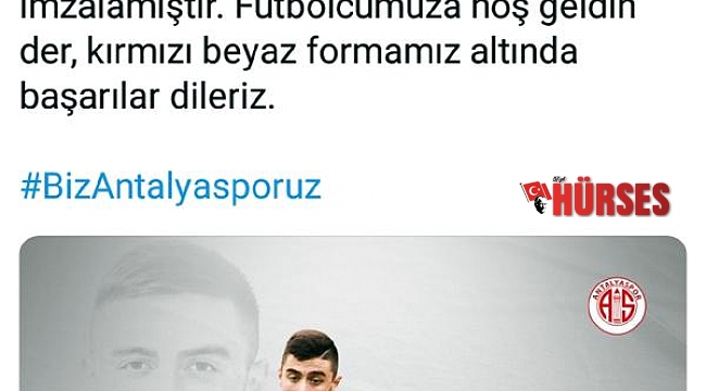 Fraport TAV Antalyaspor'dan transfer