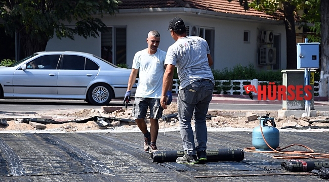 Kemer Atatürk Parkı'nda çalışma başladı