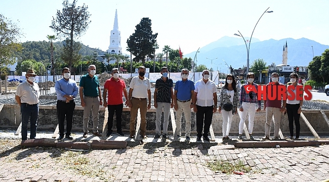 Kemer'de Atatürk Parkı projesinin temel atma töreni yapıldı