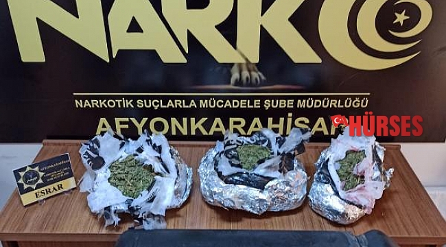LPG tankından 4,6 kilo esrar çıktı