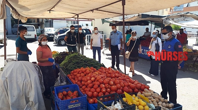 Manavgat'ta korona virüs denetimleri artırıldı