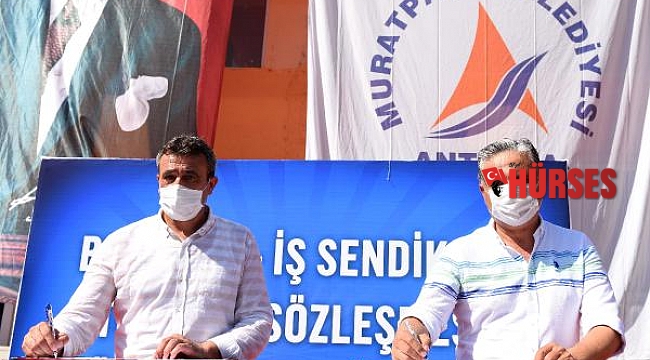 Muratpaşa'da işçinin yüzü güldü