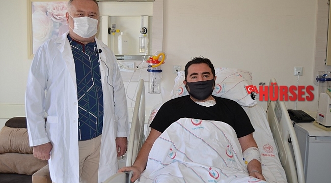 Nefes darlığı yaşayan hasta ALKÜ'de şifa buldu