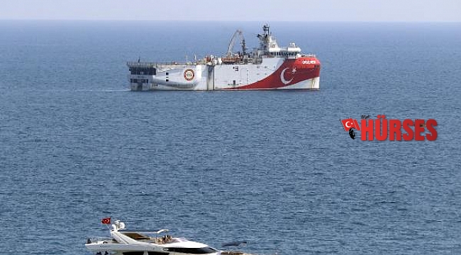 Oruç Reis, Antalya açıklarına demirledi