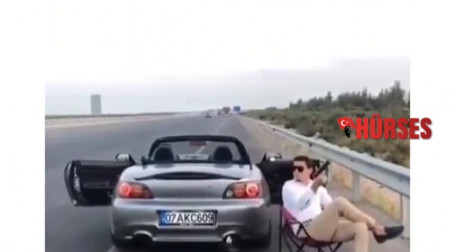 Otoyol magandasının havaya ateş açtığı görüntülere tepki