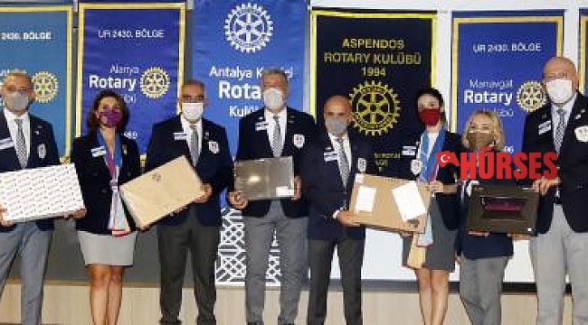 Rotaryenlerden şehit ve gazi çocuklarına burs ve bilgisayar