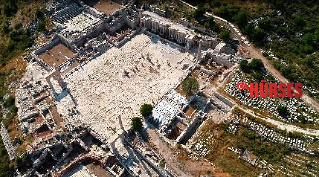 Sagalassos Antik Kenti havadan görüntülendi