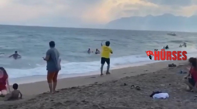 Sahte cankurtaranlardan sahilde tepki çeken şaka