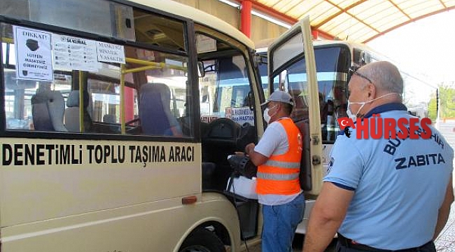 Serik'te toplu ulaşım araçları denetlendi