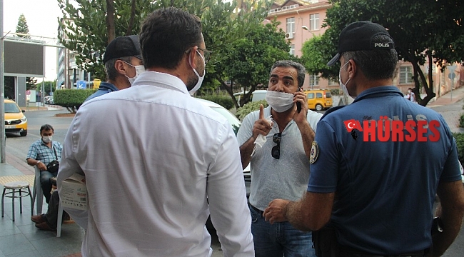 Tüm ısrarlara rağmen maske takmamakta direnince 900 TL ceza kesildi