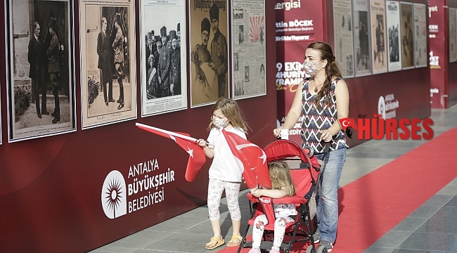 97.yıl sergisinde tarihe yolculuk