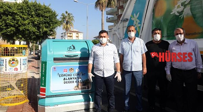 Alanya'da temizlikte bir ilk