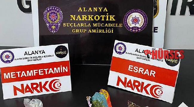 Alanya'da uyuşturucu operasyonu: 3 gözaltı