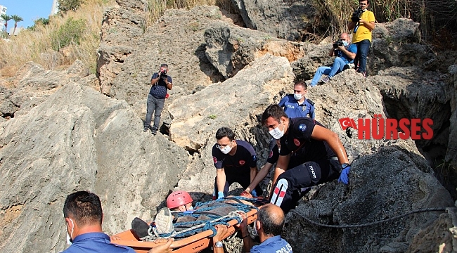 Antalya'da falezlerde can pazarı