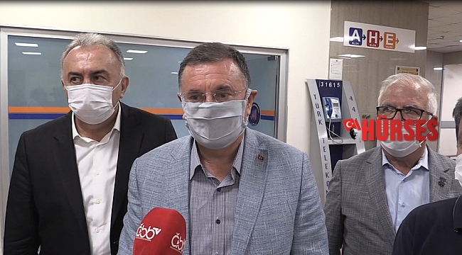Başkan Savaş'tan Başkan Böcek'e ziyaret