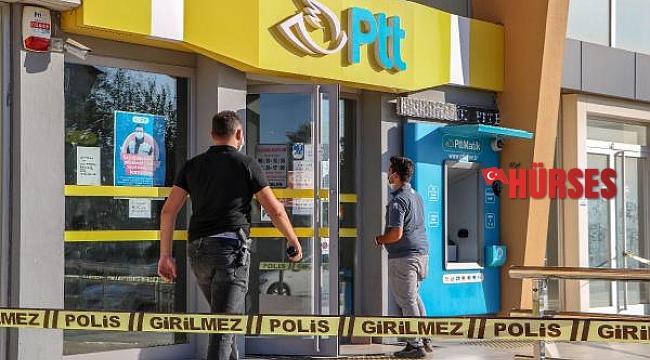 Borcu olduğunu öne sürerek PTT şubesini soydu