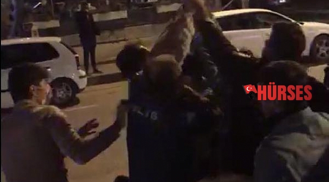 Eğlence mekanına alınmayınca havaya ateş açan polise gözaltı