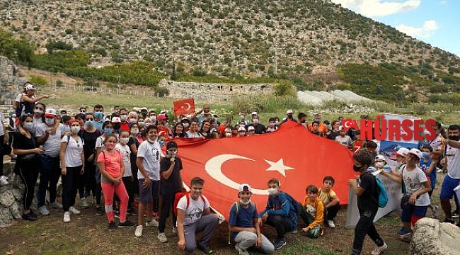 Finike'de bisiklet turu etkinliği
