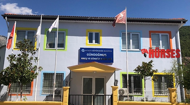 Gündoğmuş'taki kreşe son rötuşlar yapılıyor