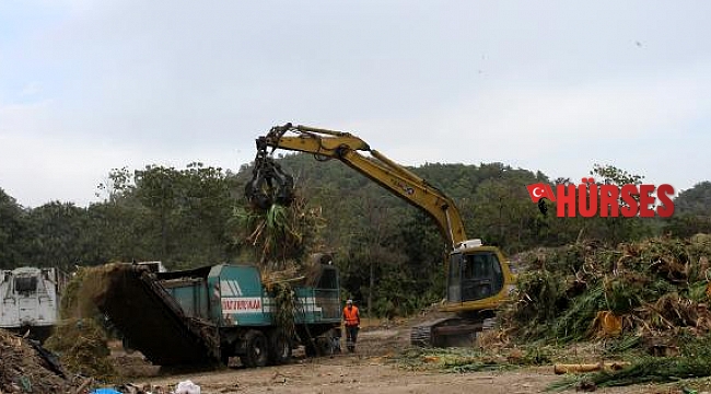 Kemer'den 10 ayda 26 bin 371 ton çöp transfer edildi
