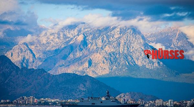 Kınalıada korveti, Antalya'da