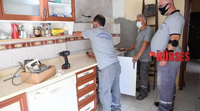 Konyaaltı'nda yanan ev baştan sona yenilendi