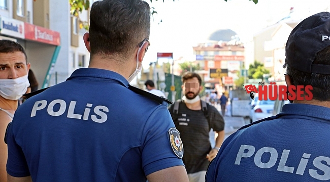 Koronadan değil polisten korktular