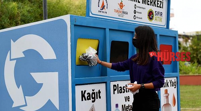 Mobil atık getirme merkezleri kuruldu