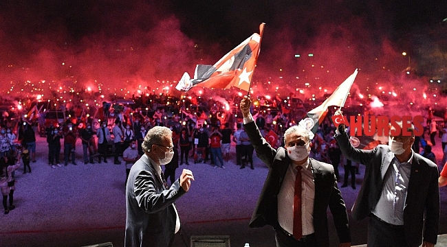 Muratpaşa'da 29 Ekim kutlamasında muhteşem tablo