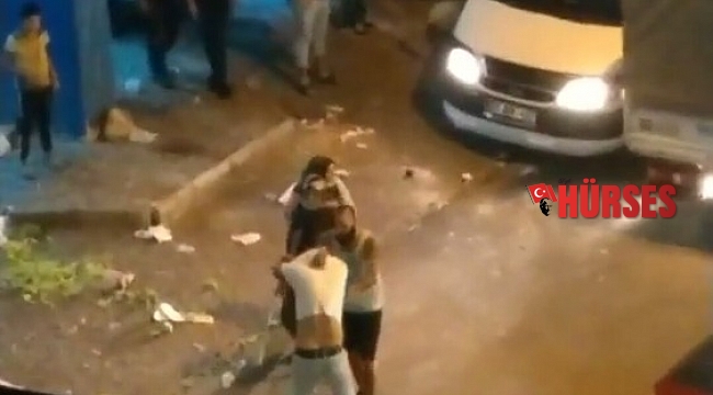 Pazarcı esnafı kavgada koltuk değneğiyle saldırdı