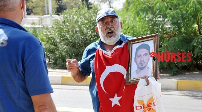 Şah damarına bıçak dayayarak eylem yaptı