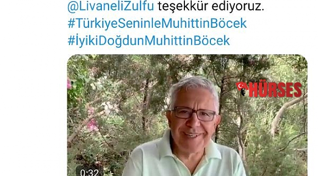 Sanatçılardan Başkan Böcek'e videolu destek