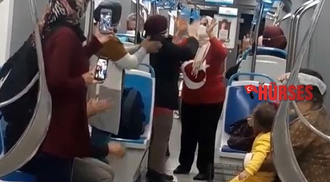 Tramvayda hem coştu hem coşturdu