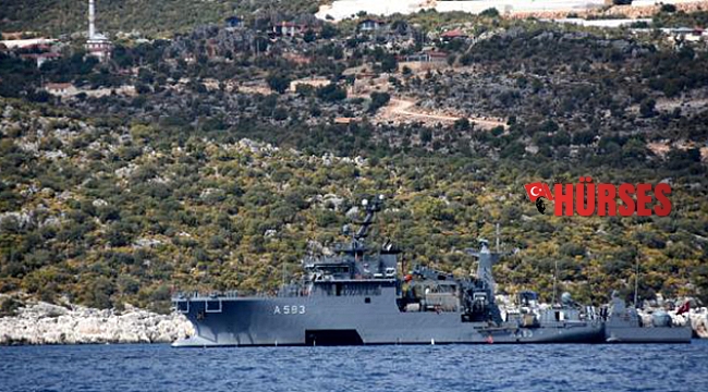 Türk savaş gemileri, Akdeniz'de bekliyor