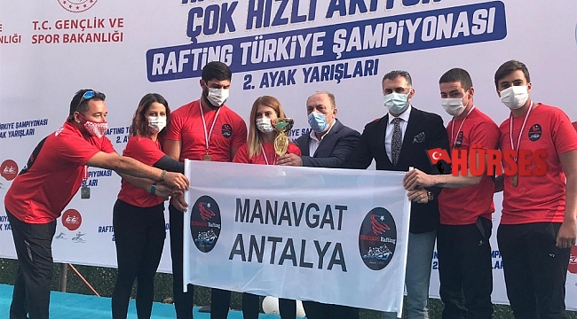 Türkiye Rafting Şampiyonasına Manavgat damgası