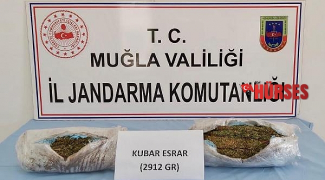Yolcu otobüsünde 2 kilo esrar ele geçirildi