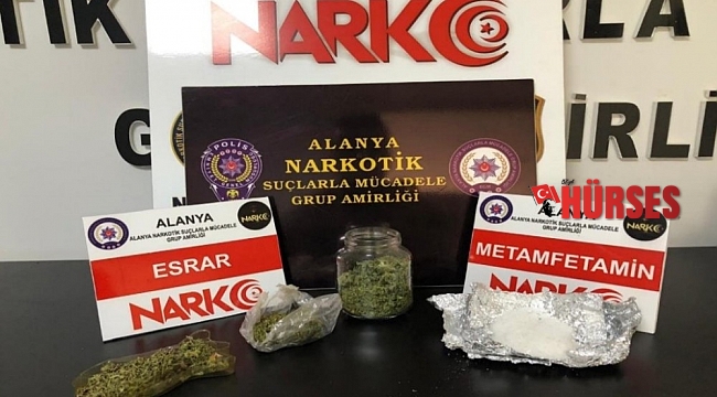 Alanya'da zehir tacirleri yakayı ele verdi