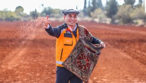 Antalya Orman Çiftliği'ne 10 ton ekmeklik buğday ekildi