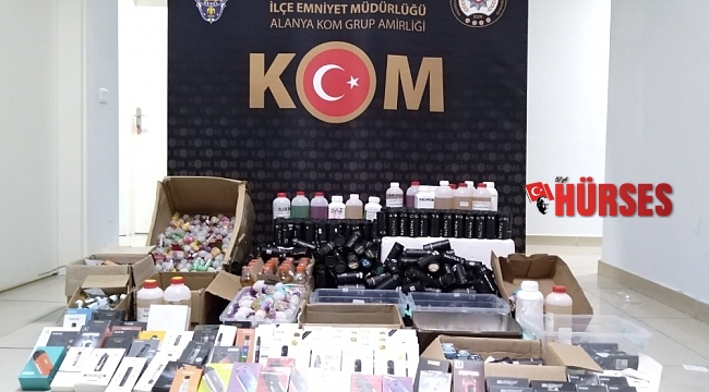 Antalya'da elektronik sigara operasyonu