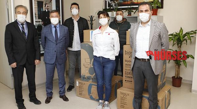 AÜ Hastanesi'ne ventilasyon cihazı bağışı