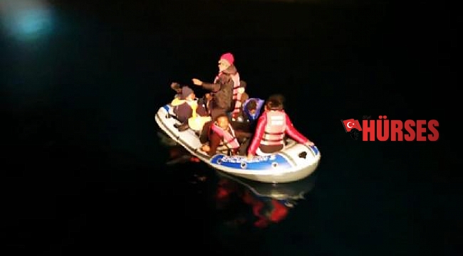 Bodrum&#039;da 11 düzensiz göçmen kurtarıldı