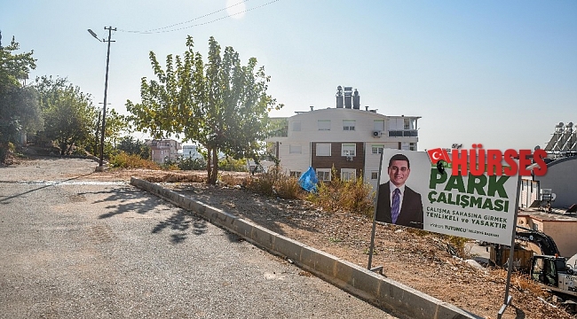 Erenköy'de çocukların istediği parkın yapımı başladı