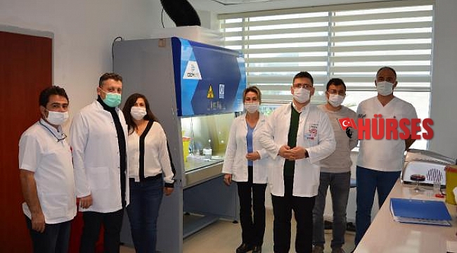 Finike Devlet Hastanesi'nde koronavirüs testleri başladı